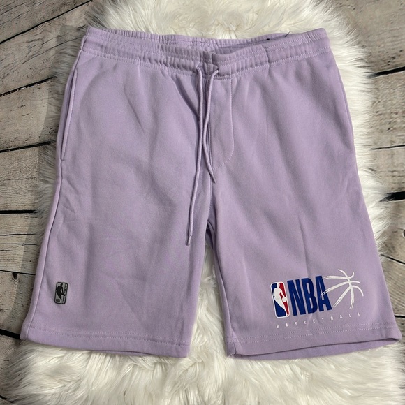NBA Men's Lavender Athletic Shorts - Picture 1 of 6